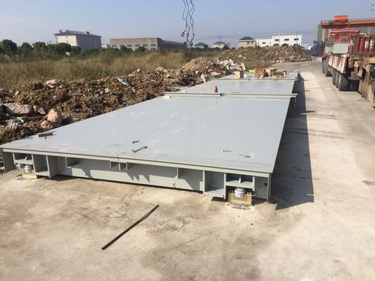 Xe tải Dump Truck Cân 80 tấn 100 Tấn Weighbridge 21 mét Chiều dài nền tảng