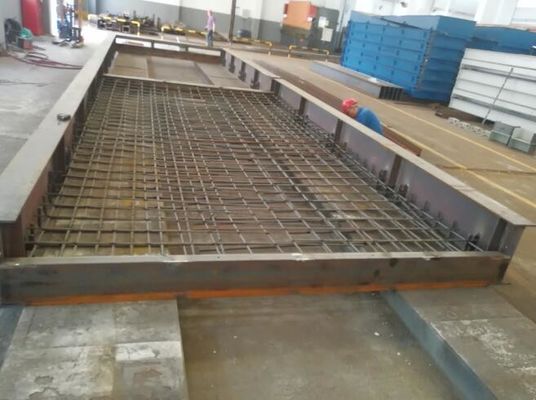 Cân bê tông nền tảng xe tải Cân / 3 × 10M 150 Tấn trọng lượng nặng