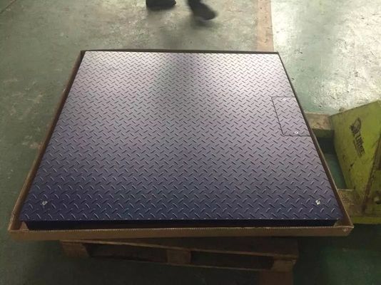 Đường cân sàn công nghiệp có hồ sơ thấp với các tế bào tải có thể truy cập vào đường băng