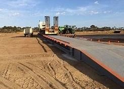 Quy mô xe tải cầu cân mô-đun 150T ghi nhật ký với 10 ô