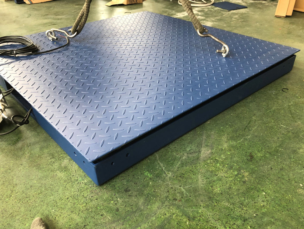 Đường sàn kỹ thuật số hạng nặng Công nghiệp Profile thấp Pallet Scale Carbon Steel Q235B Xây dựng